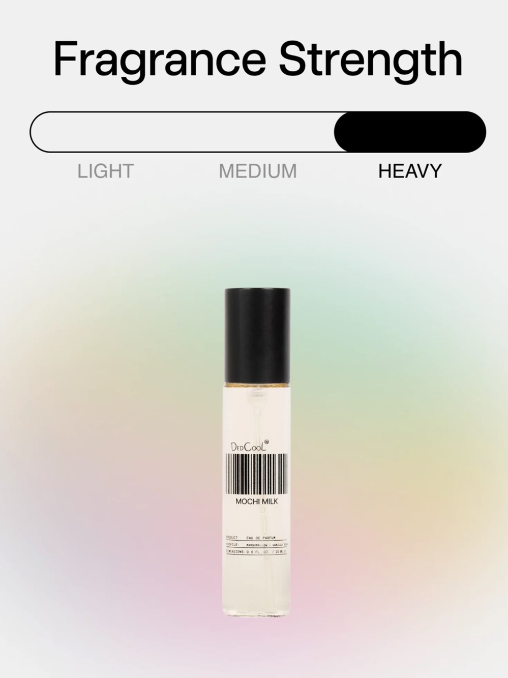 DED COOL Mochi Milk Travel Spray